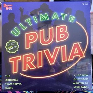 Sealed! NWT! Ultimate Pub Trivia! This makes an excellent gift!! So fun!!